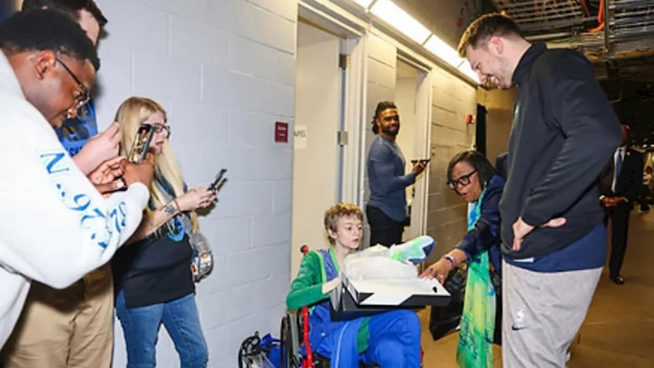 Retracing Luka Doncic’s magical performance, starting with a special Make A Wish moment