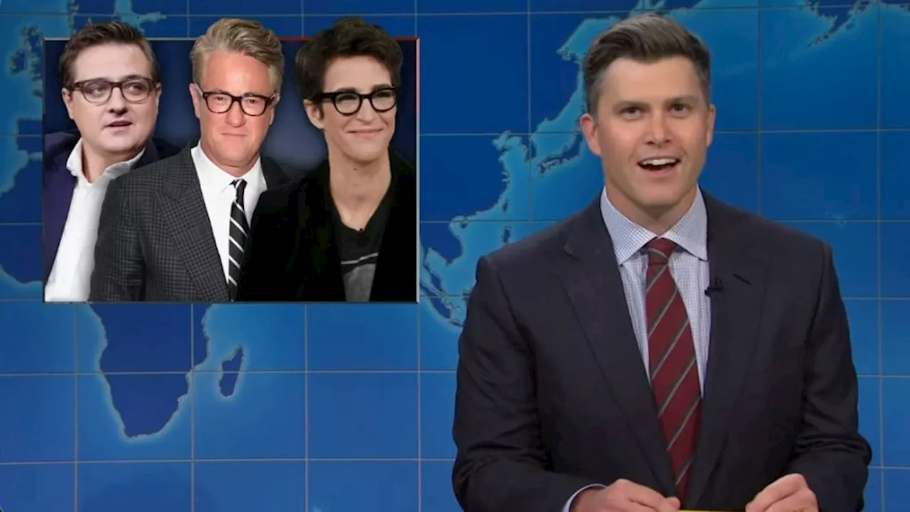 'SNL's Weekend Update: Speaker Mike Johnson 'Looks Like Every MSNBC Host Combined'