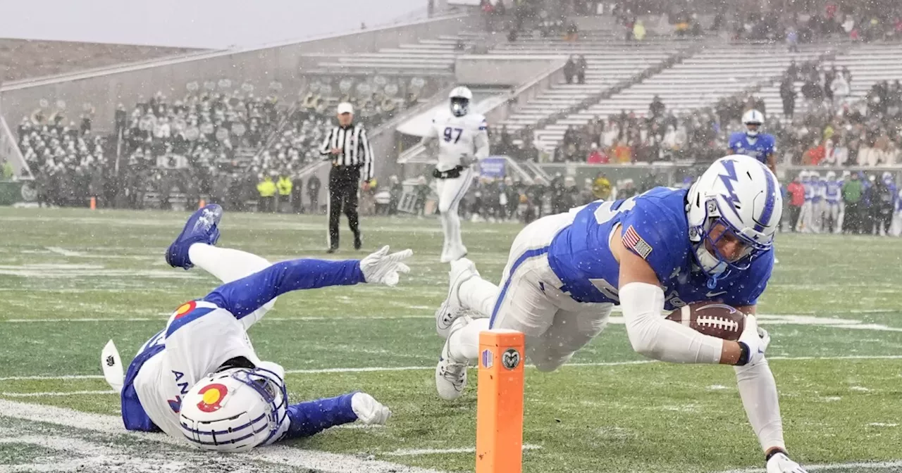 No. 19 Air Force overcomes snow, snowballs in 30-13 win over Colorado State to stay unbeaten