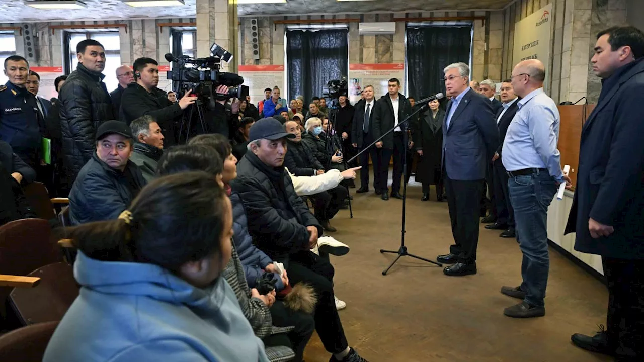 Präsident Tokajew kondoliert den Familien der Bergleute nach Brand in Kasachstan