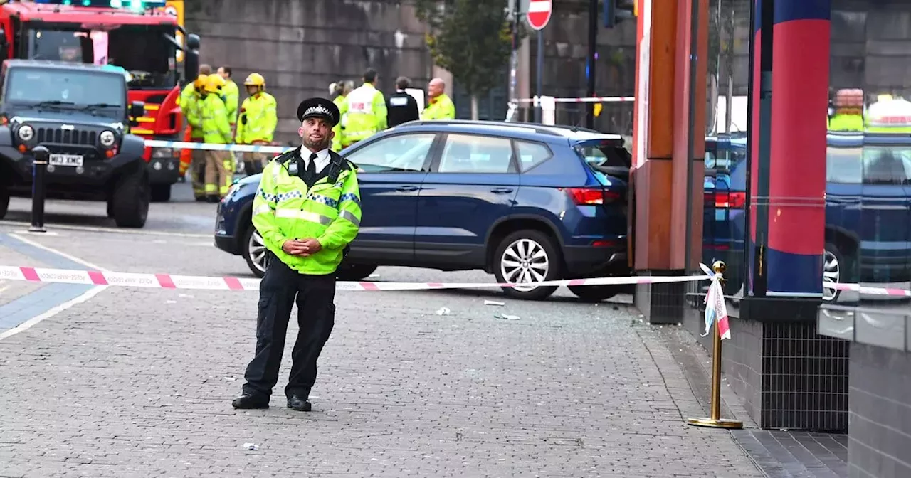 Car Ploughs into Pedestrians near Queen Square Bus Station