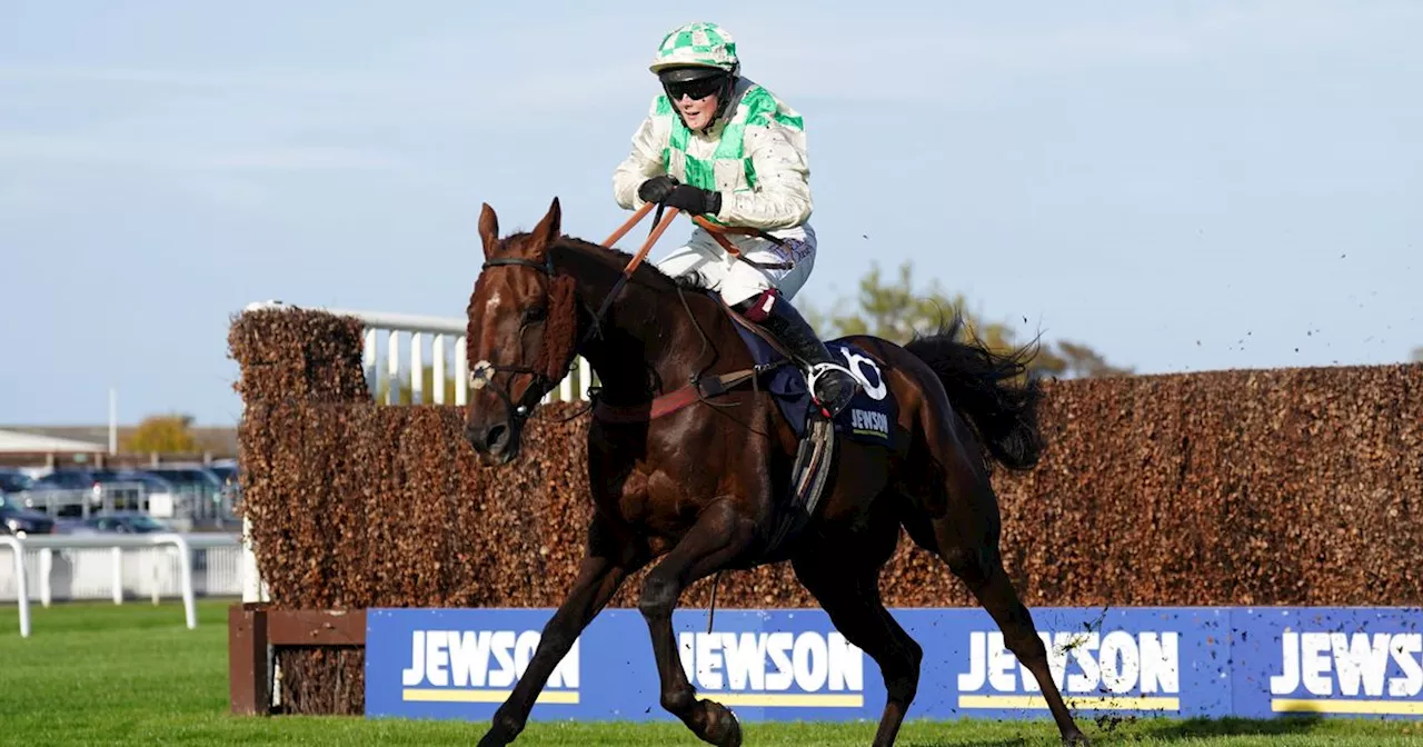 Jockey Elizabeth Gale rides first victory at Aintree Racecourse