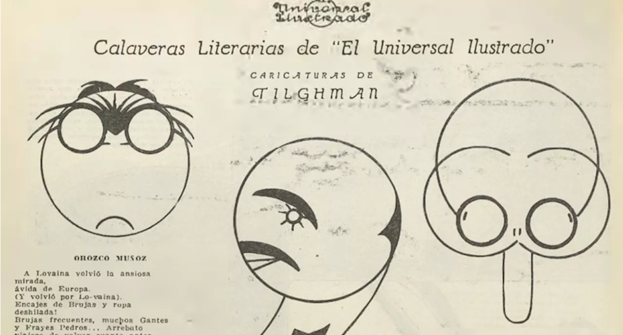 Calaveritas literarias sobre José Vasconcelos y Federico Gamboa de hace 100 años