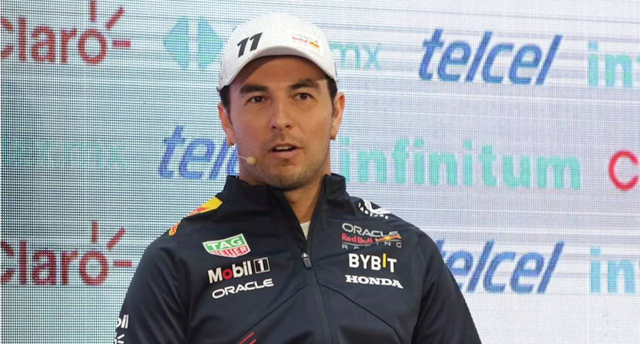 Checo Pérez subastará su casco del GP de México para ayudar a víctimas del huracán Otis