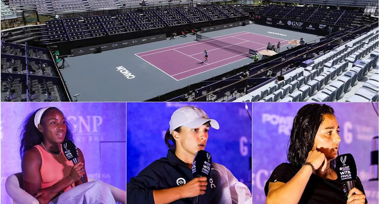 WTA Finals Cancún: ¿Qué opinan las jugadoras del estadio del torneo?