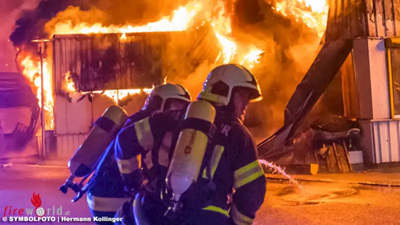 Bayern: Brand eines Wohnhauses mit angrenzender Scheune in Wurmannsquick → rund 300.000,- Euro Schaden