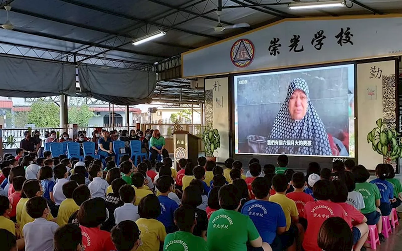 No toy guns seen at Chinese school’s Palestinian solidarity programme