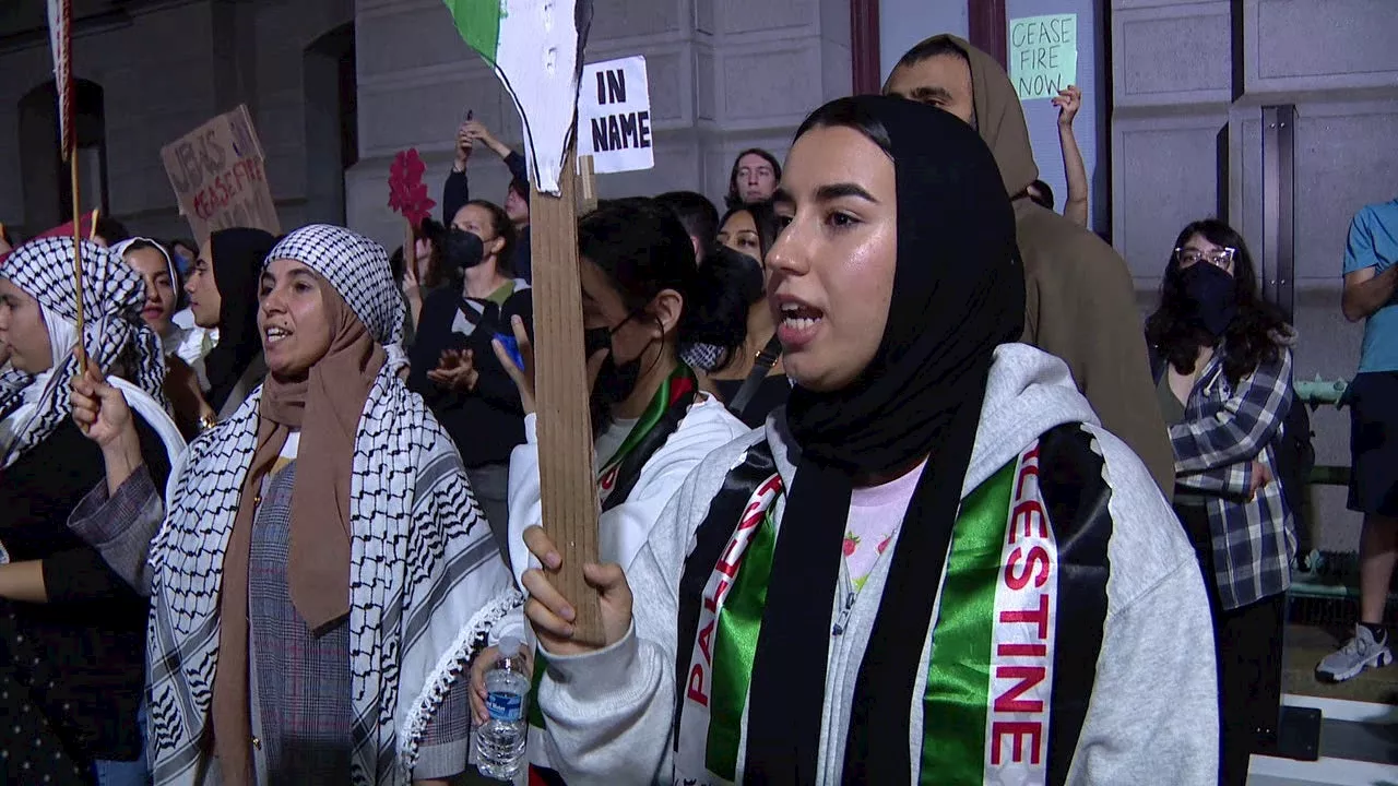 Hundreds turn out at Palestinian rally for Gaza in Center City, demanding cease-fire amid airstrikes