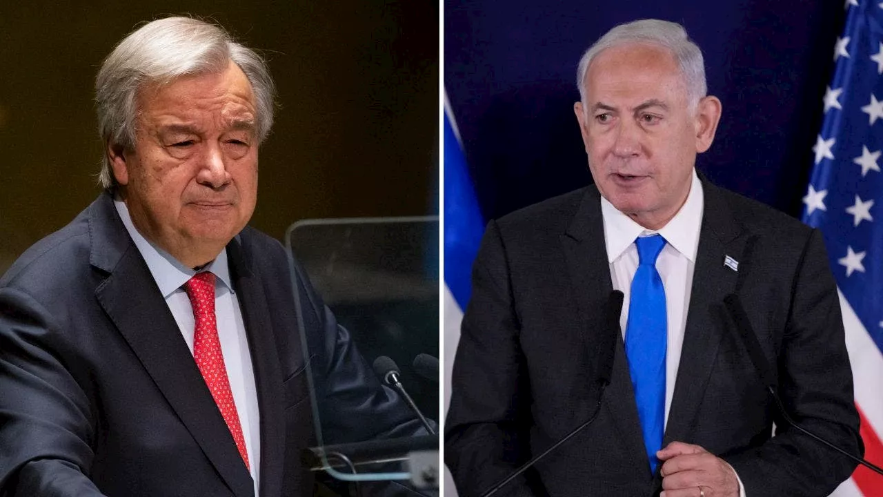 Calls for UN leader’s resignation intensify after ‘shameful’ comments about Hamas attacks on Israel