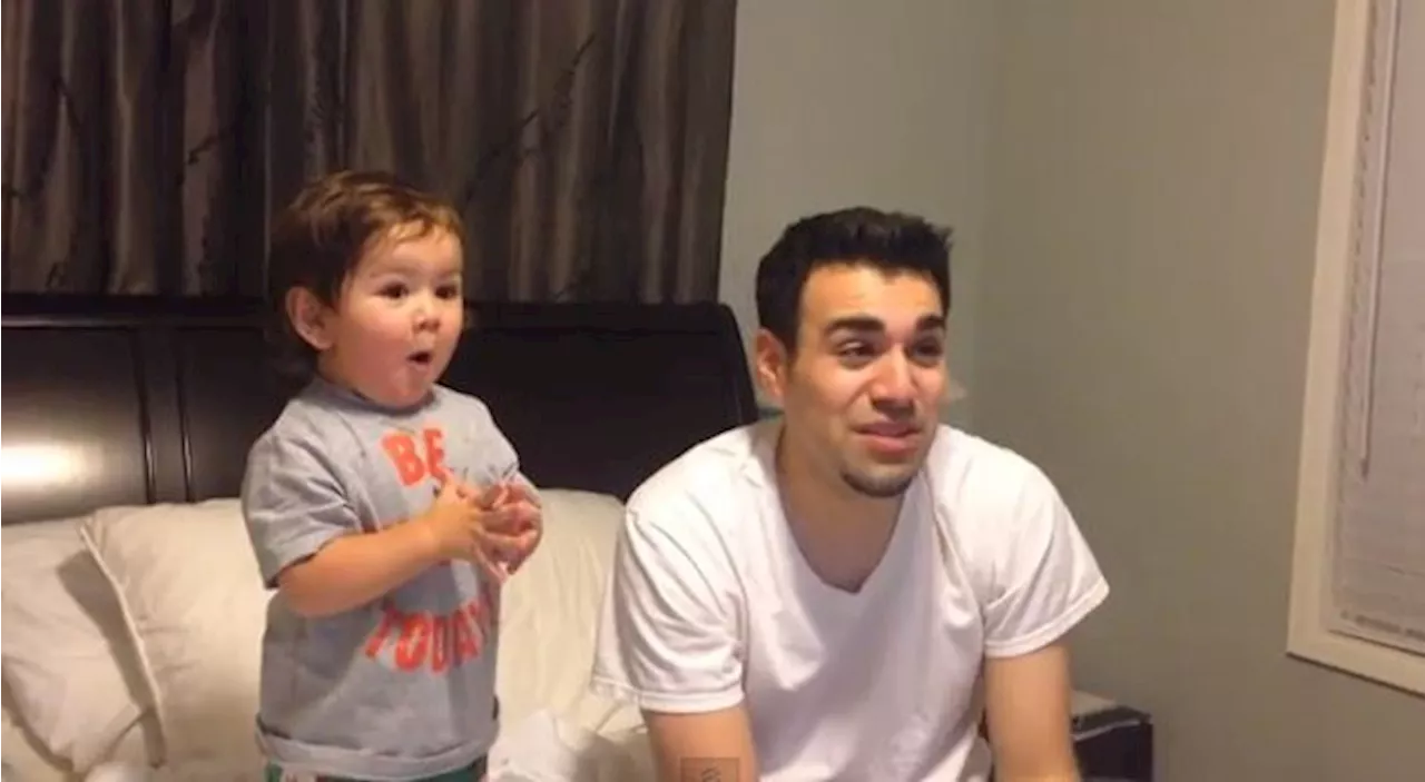 WATCH: Baby’s First Game – This Little Guy Is So Excited!