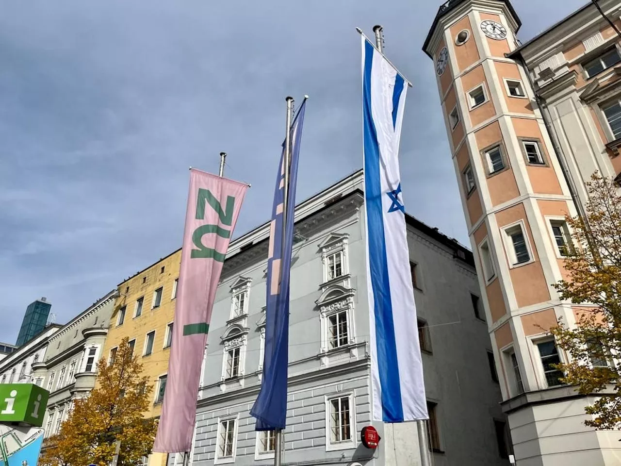 Serie geht weiter: Israel-Flagge zum 3. Mal beschädigt