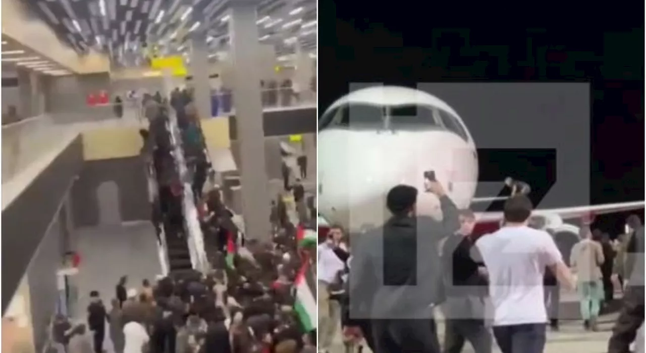 Daghestan, attivisti filo-palestinesi invadono pista dell'aeroporto. «Cercano passeggeri ebrei»