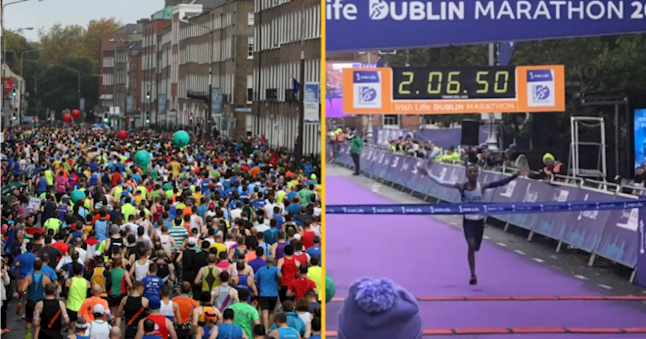 Dublin Marathon winner breaks new record as over 22,000 participate