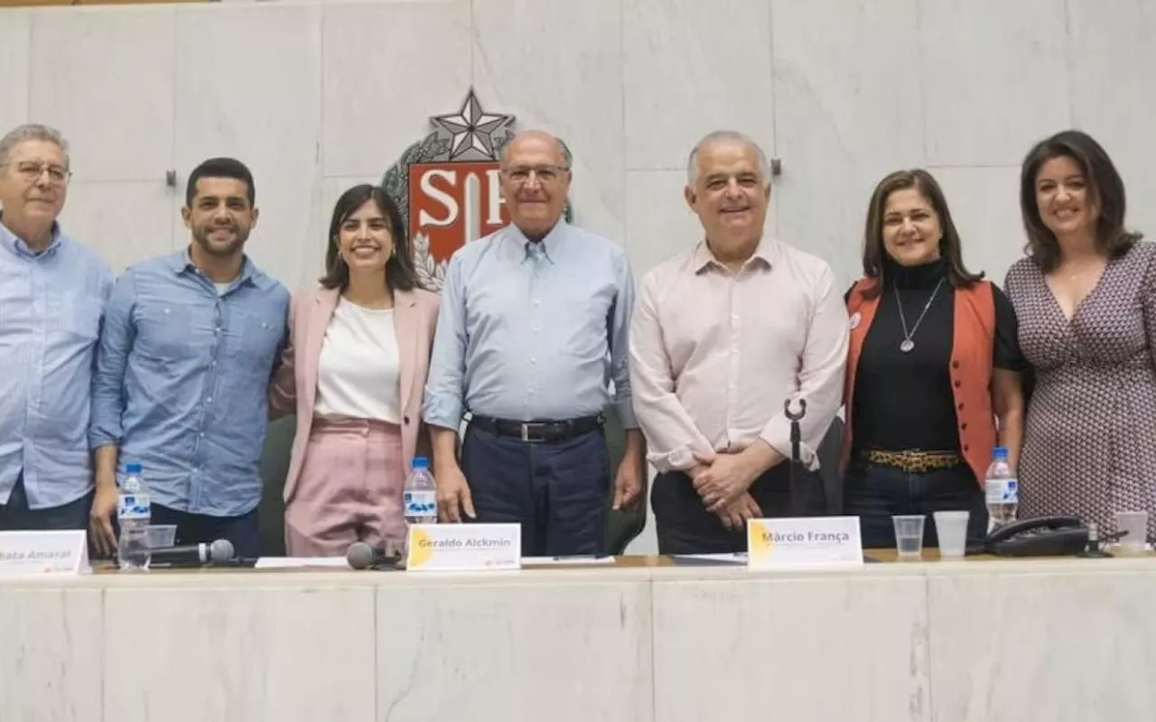 Alckmin sinaliza apoio a Tabata Amaral pela Prefeitura de SP