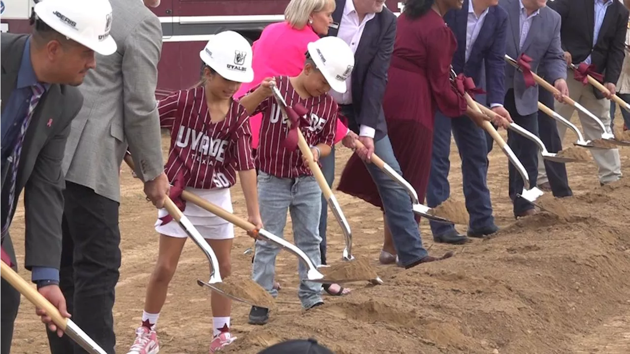 Uvalde Elementary School groundbreaking provides a bittersweet moment for parents still in mourning