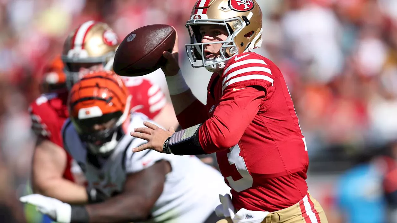 Brock Purdy interceptions doom 49ers as Bengals deliver 3rd straight San Francisco loss