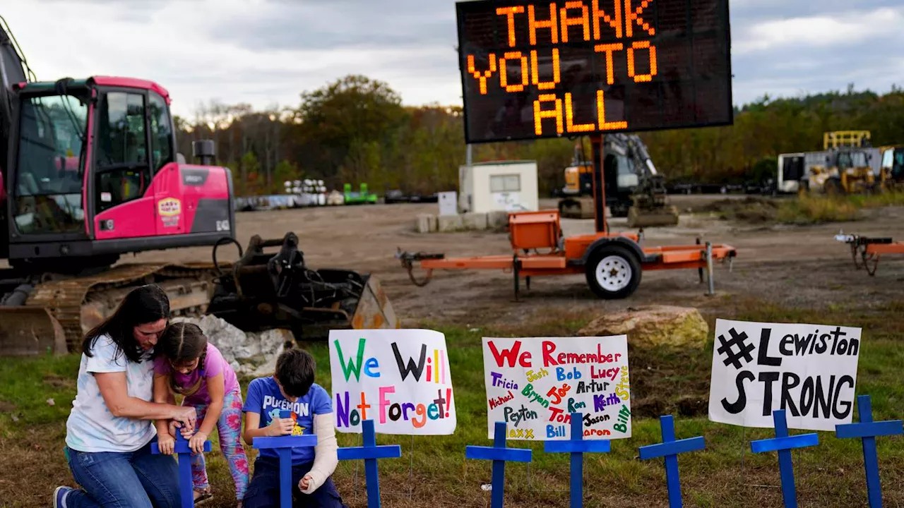 Mainers gather for Sunday mass to pray, reflect days after a mass shooting left 18 dead