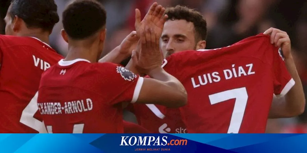 Hasil Liverpool Vs Nottingham Forest: Kemenangan The Reds untuk Luis Diaz...