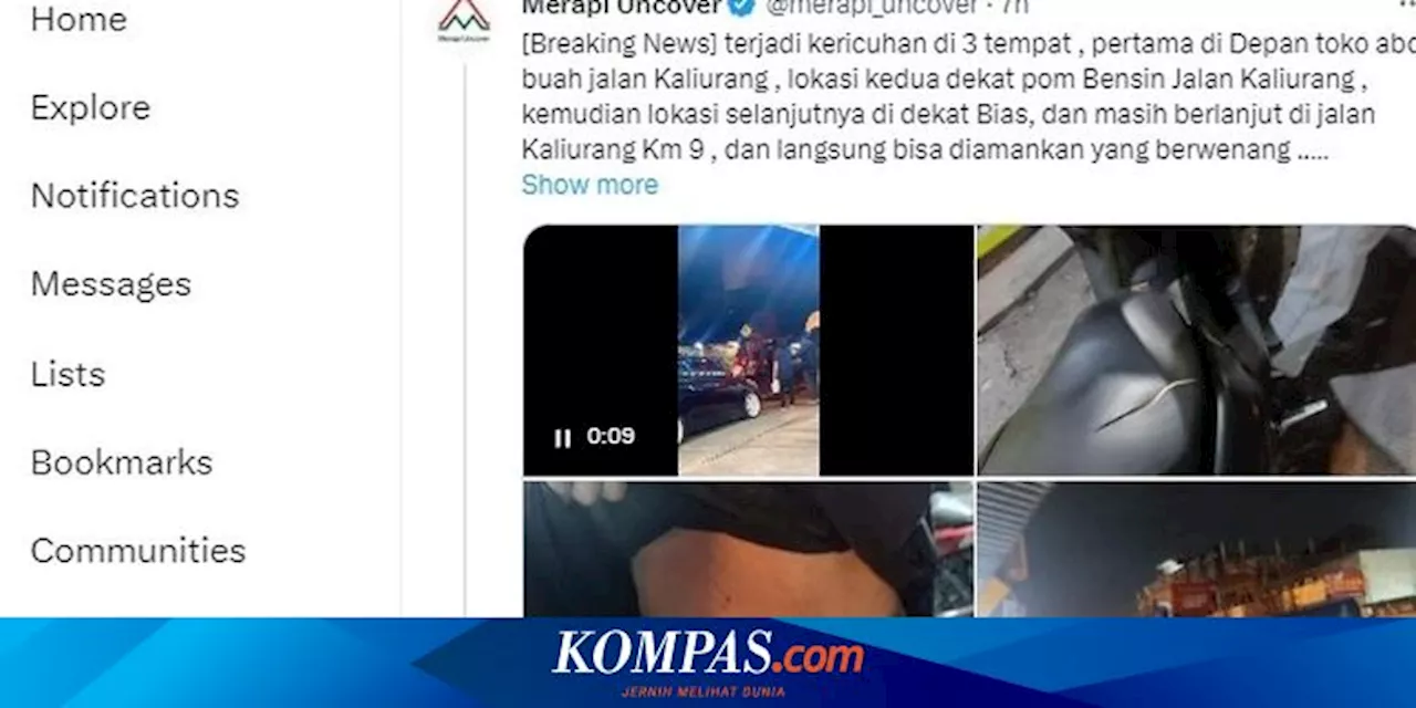 Video Viral Kerusuhan di Jalan Kaliurang, Sleman, DIY, Ini Kata Polisi