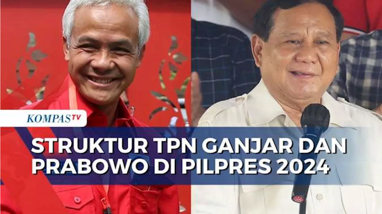 Begini Struktur Tim Pemenangan Ganjar-Mahfud dan Prabowo-Gibran di Pilpres 2024