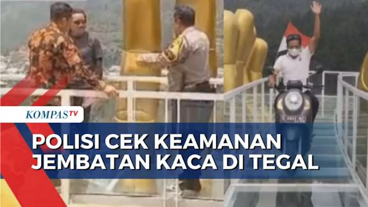 Buntut Insiden di Banyumas, Polisi Cek Menyeluruh Keamanan Wahana Jembatan Kaca di Tegal