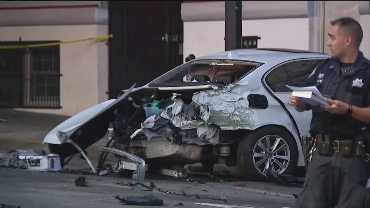 Pedestrian on sidewalk killed in San Francisco car crash