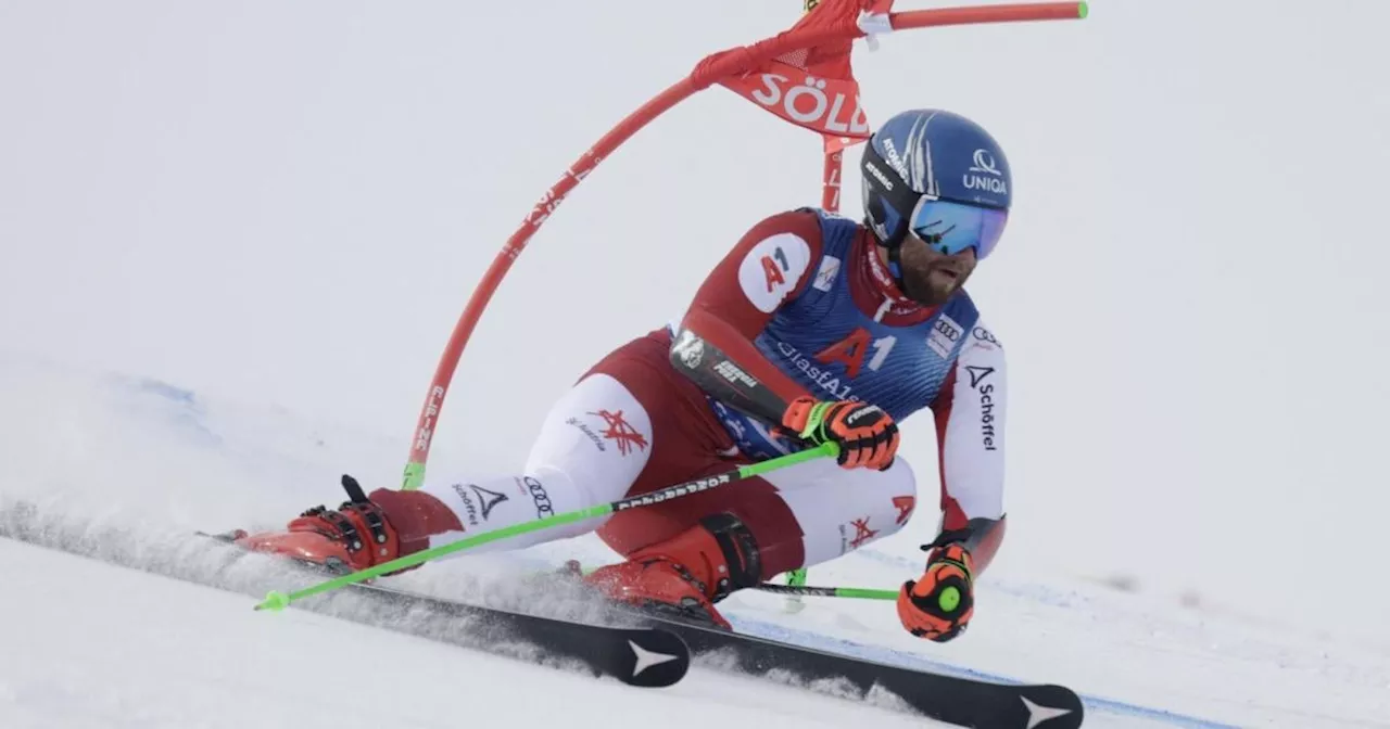 Halbzeitführung: ÖSV-Star Marco Schwarz greift in Sölden nach dem Sieg