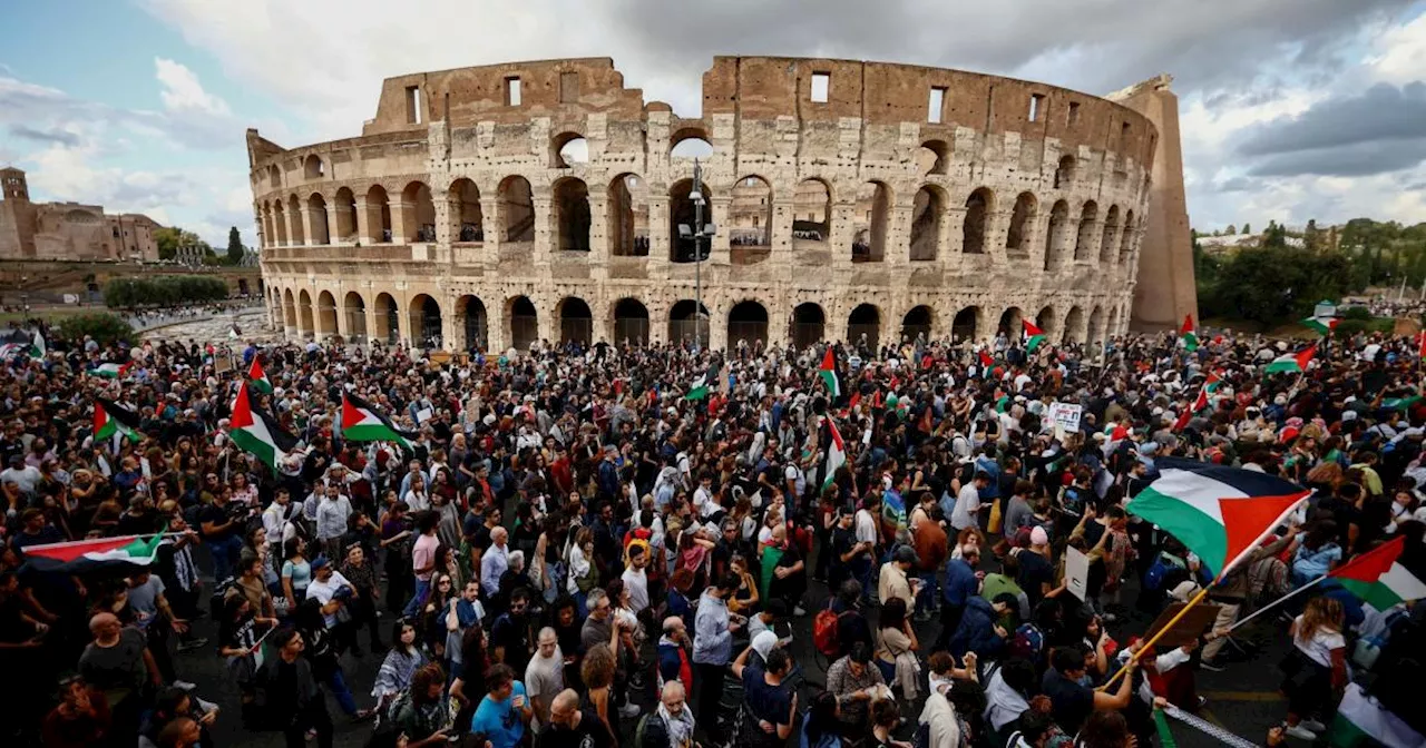 Regierungsparteien in Italien kritisieren Pro-Palästina-Demo in Rom