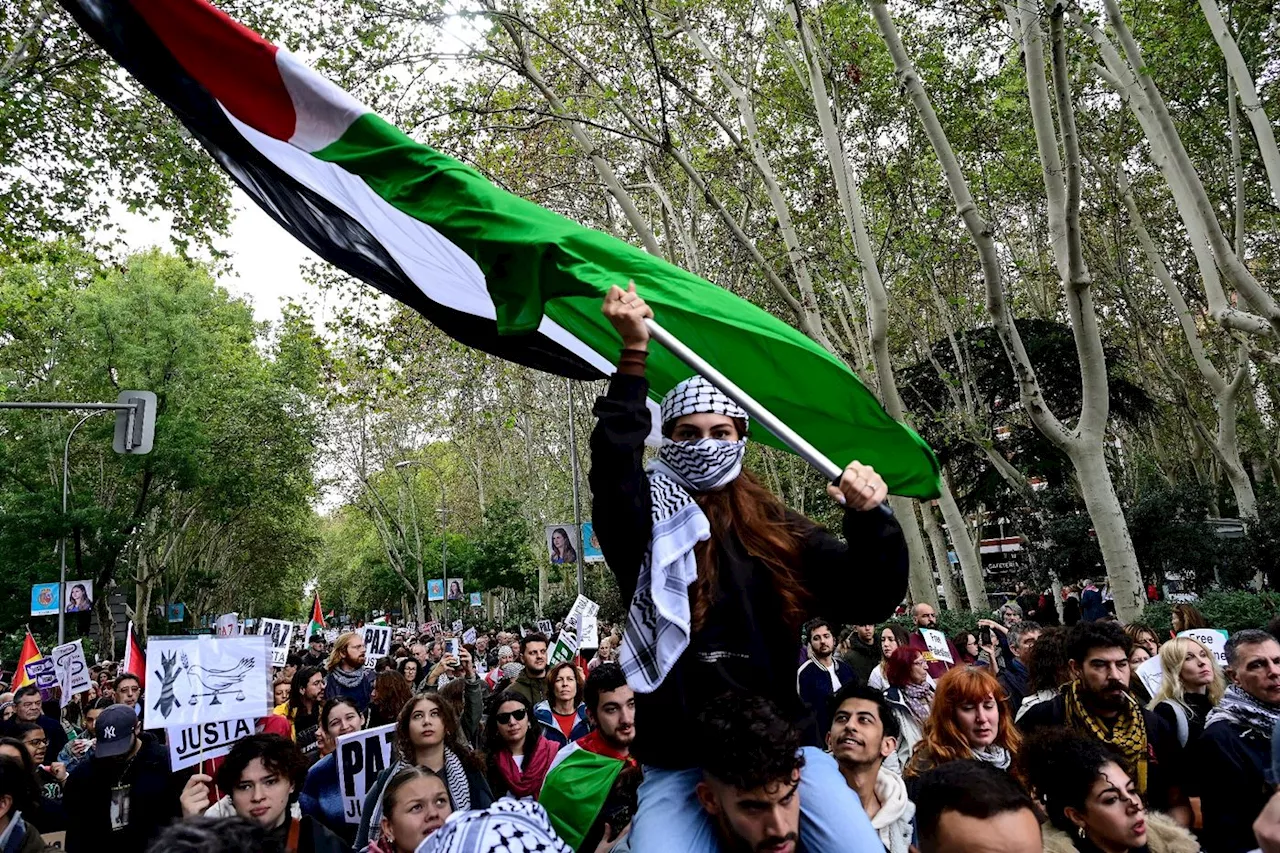 Manifestations pro-palestiniennes en Espagne et en Grèce