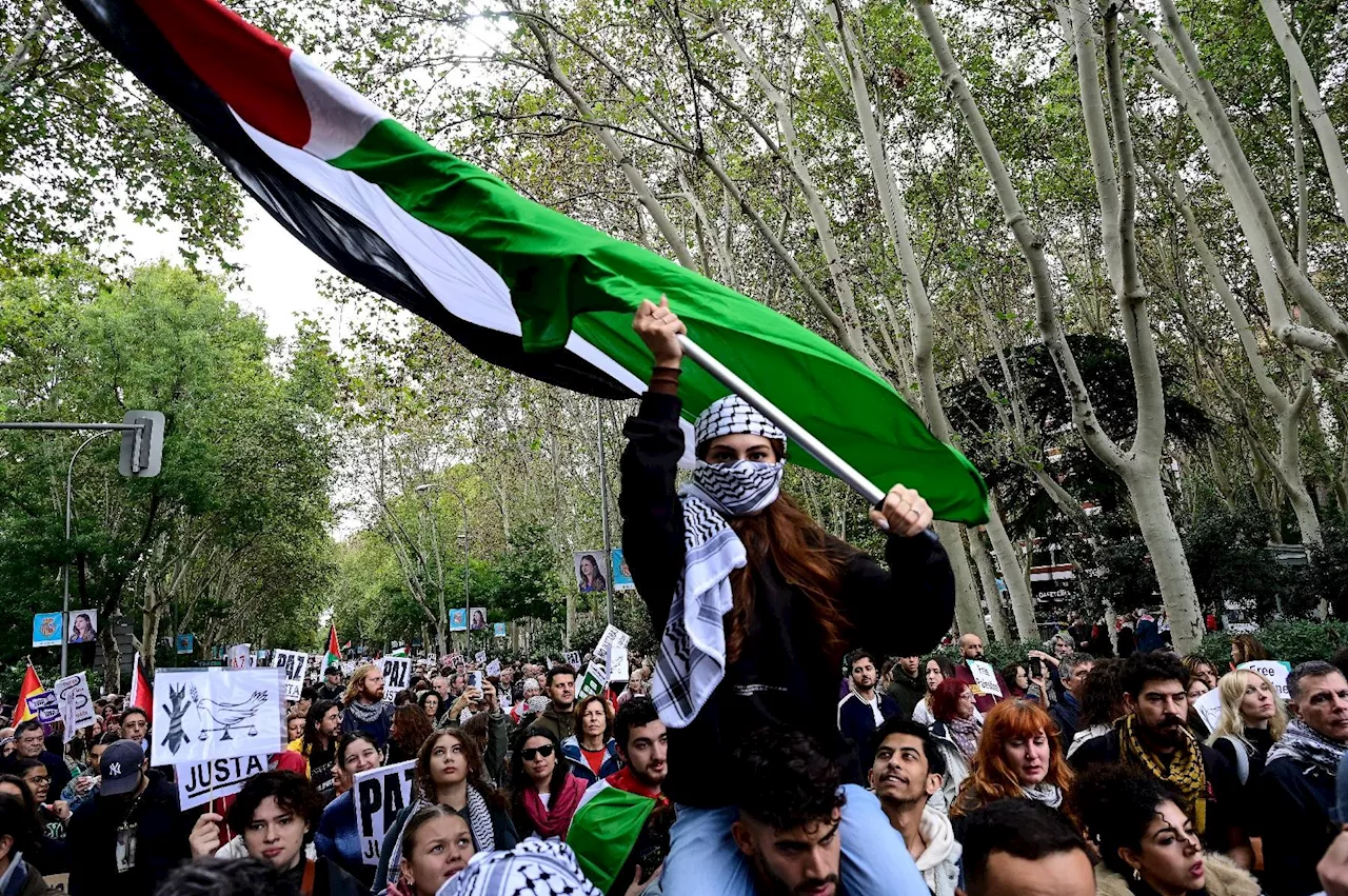 Manifestations pro-palestiniennes en Espagne et en Grèce