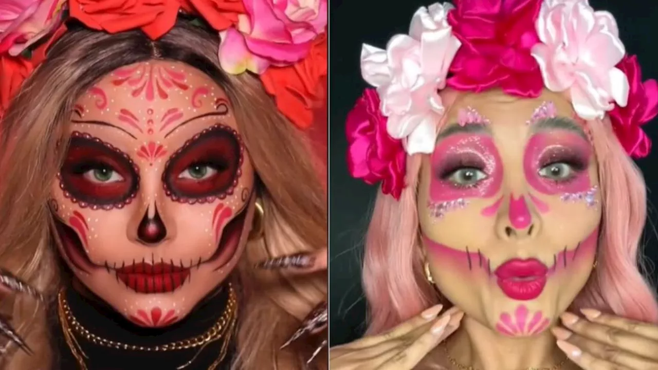 Así puedes pintarte como catrina y hacer la diadema paso a paso