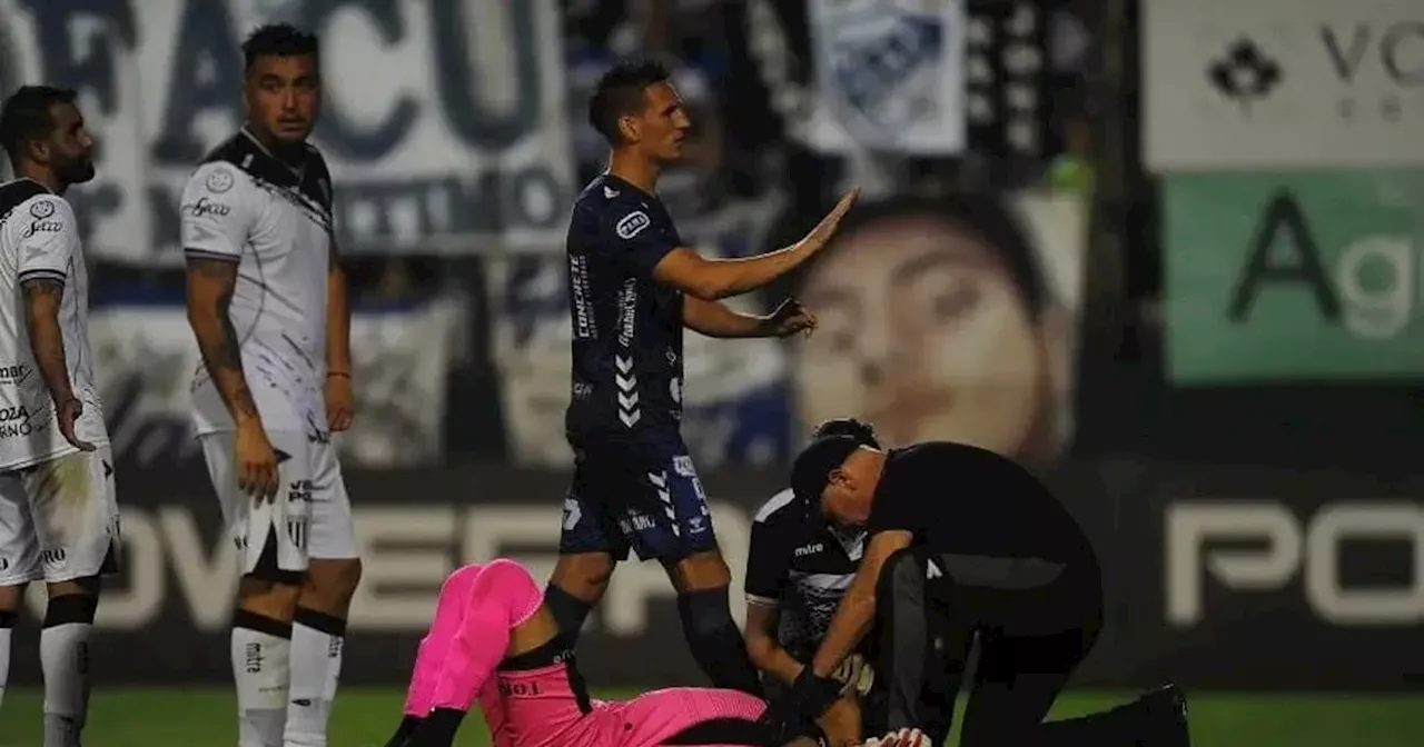 Cómo está Brian Olivera, el arquero cordobés de Gimnasia de Mendoza, agredido por hinchas de Quilmes