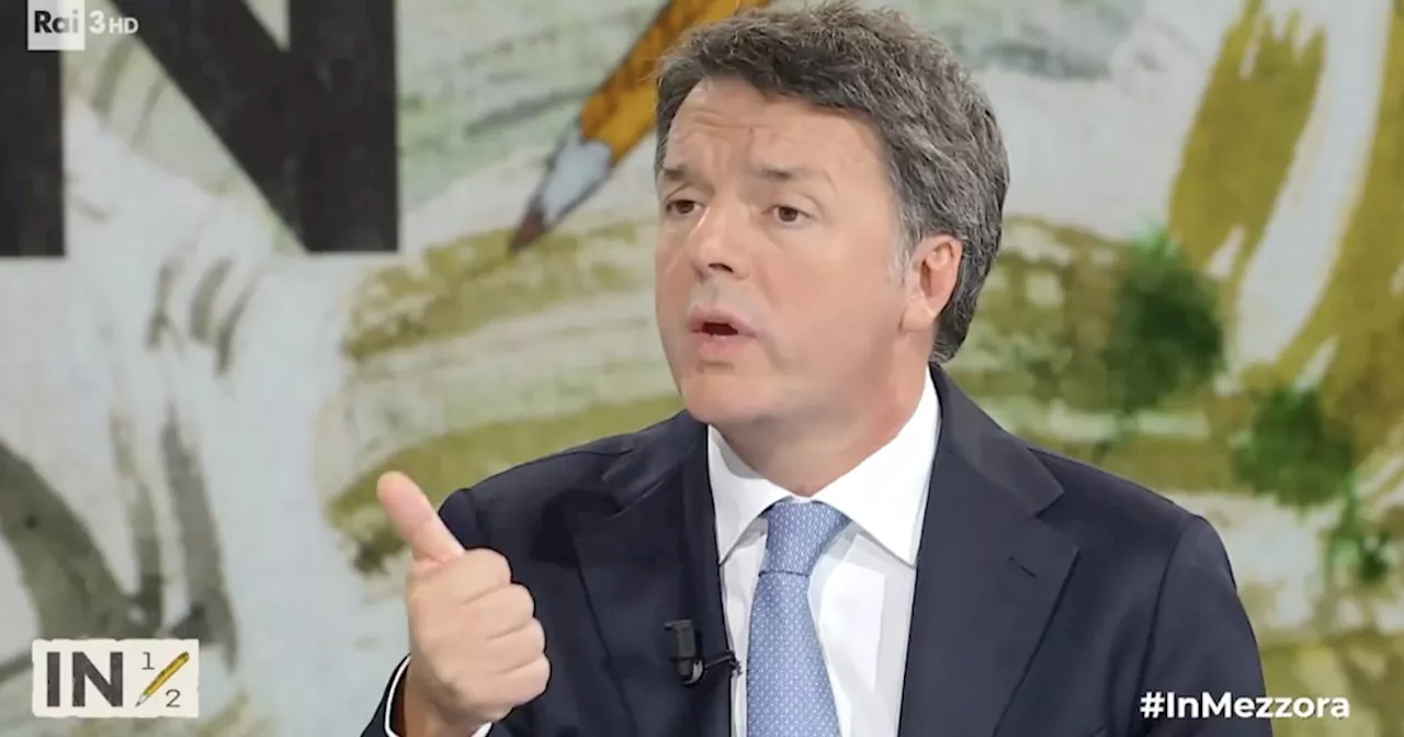 In Mezz'ora, Renzi: “Quanto dura Giorgia Meloni”, schiaffo al Pd