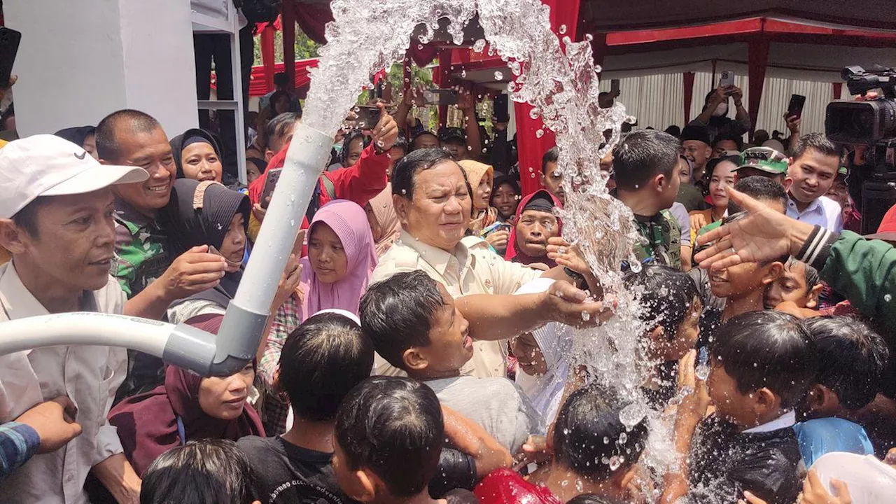 Prabowo Resmikan 16 Titik Sumur Bor dan Pipanisasi di Jawa Tengah