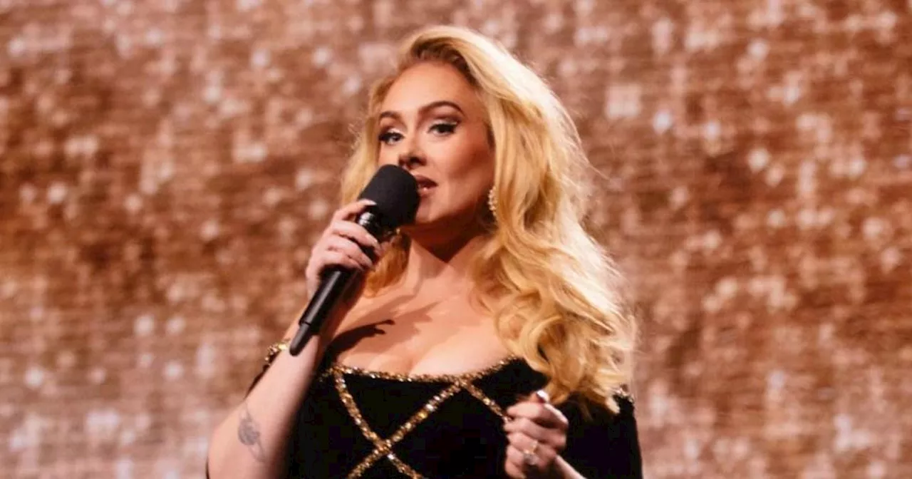 Adele Dresses Up as Morticia Addams for Halloween Las Vegas Show