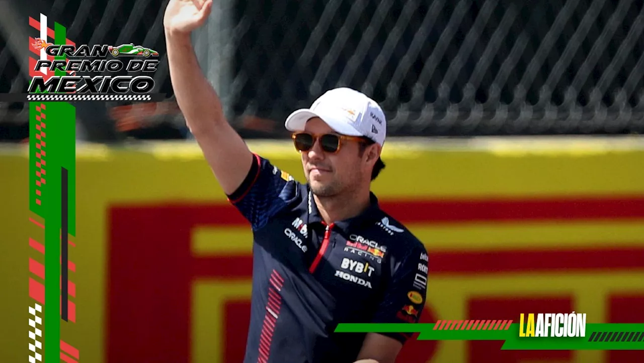 'Checo' Pérez y pilotos enamoran al público en desfile previo al Gran Premio de México 2023