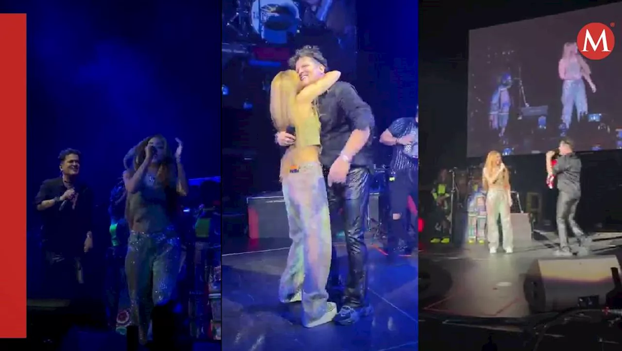 Shakira sorprendió a Carlos Vives en su concierto; cantaron juntos ‘La Bicicleta’