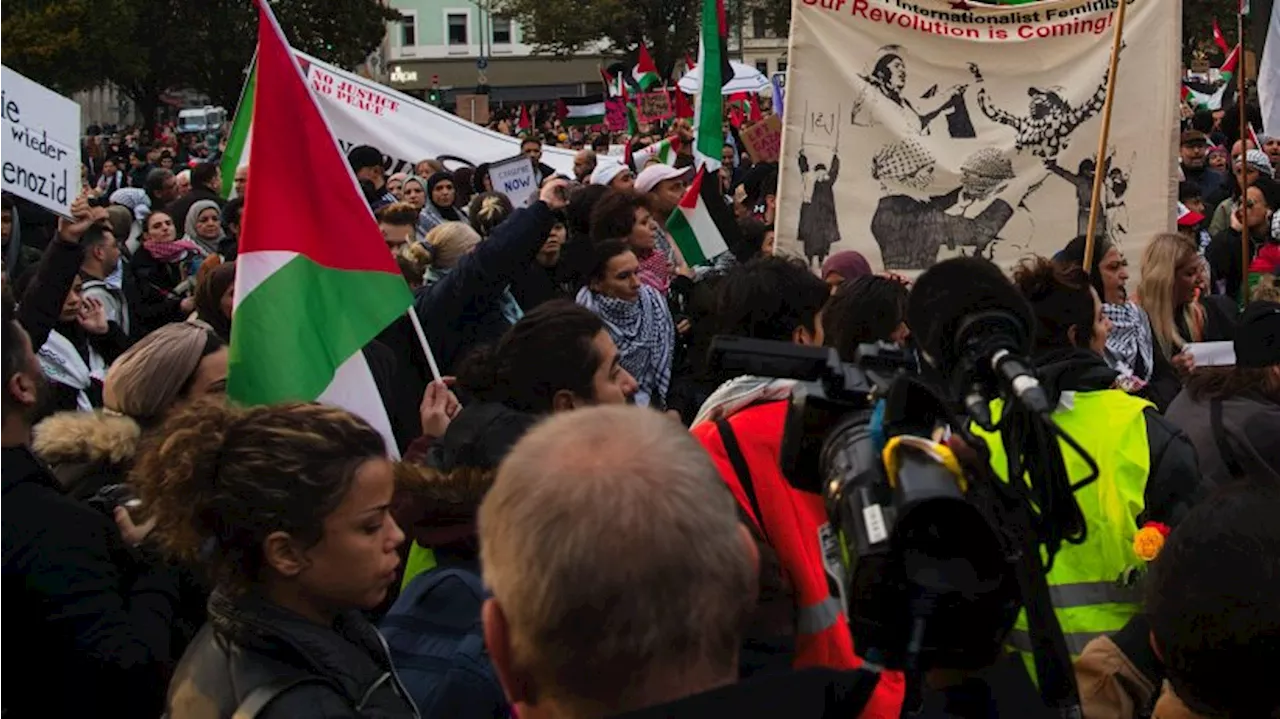 Demonstrationen in Berlin zum Nahost-Konflikt