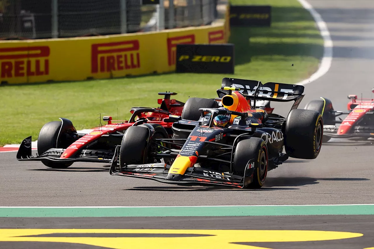 Collision between Ferrari and Red Bull drivers at Formula 1 race