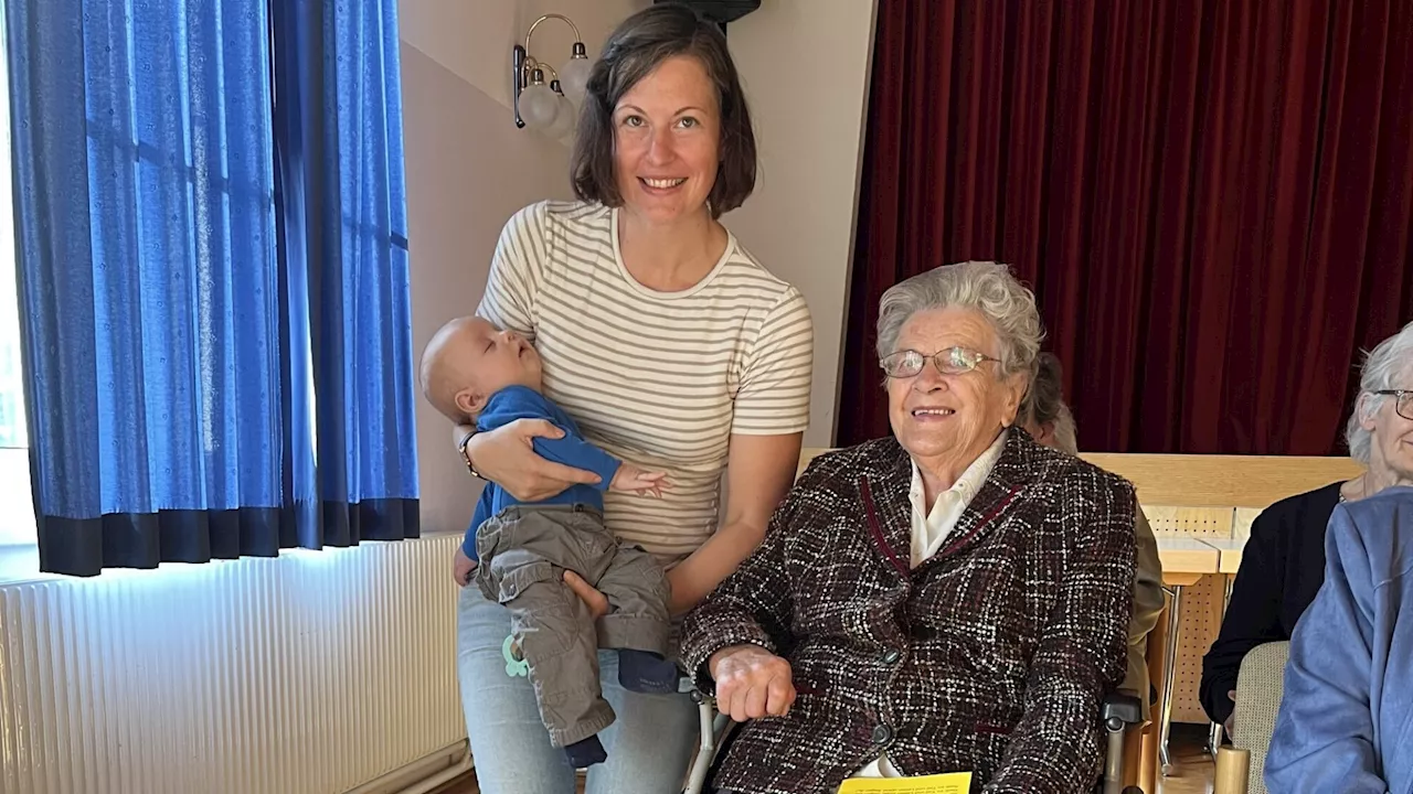 96 Jahre Unterschied: Besonderes „Treffen“ beim Gottesdienst