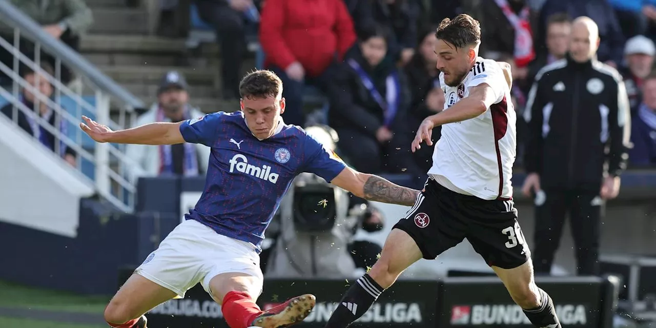 FCN macht Holstein Kiel das Leben schwer