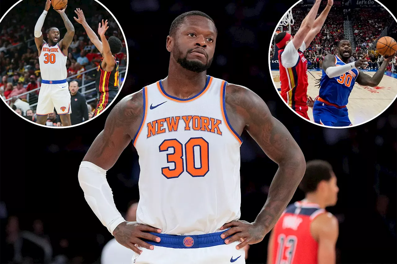 Knicks' Julius Randle 'not making excuses' for poor shooting start