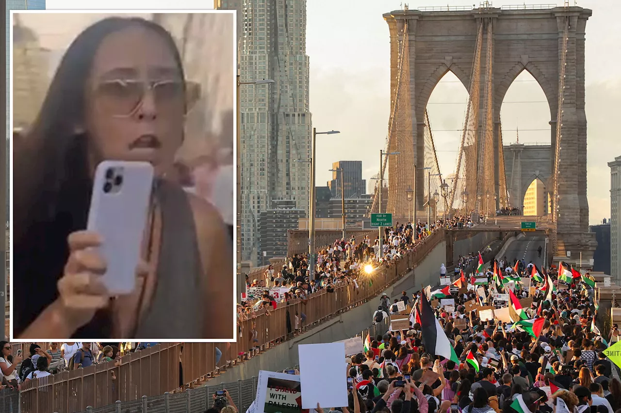 Woman making 'anti-ethnic statements' slaps man on Brooklyn Bridge: cops