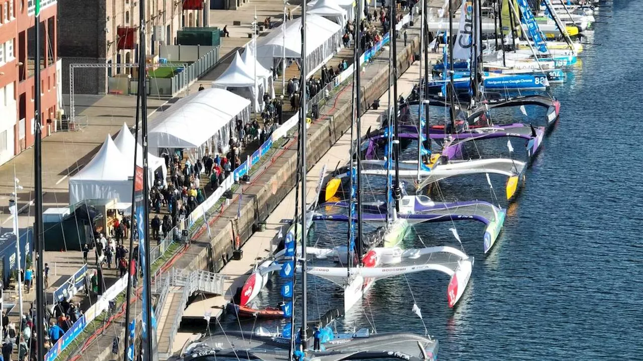 La Transat Jacques Vabre : les Ocean Fifty font une escale à Lorient