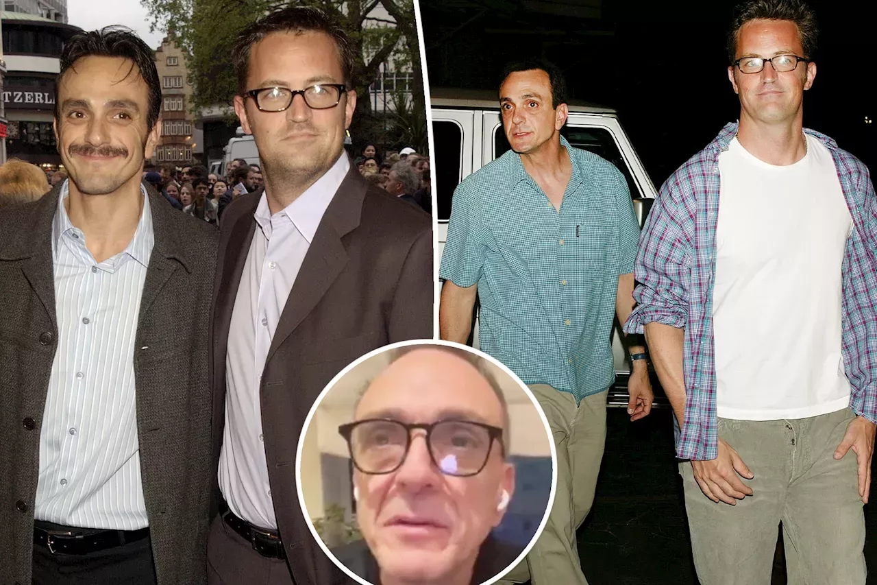 Hank Azaria reveals 'brother' Matthew Perry brought him to first AA ...