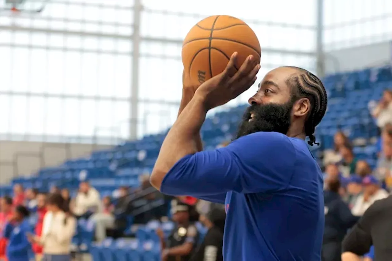 James Harden is set to practice with Sixers on Tuesday