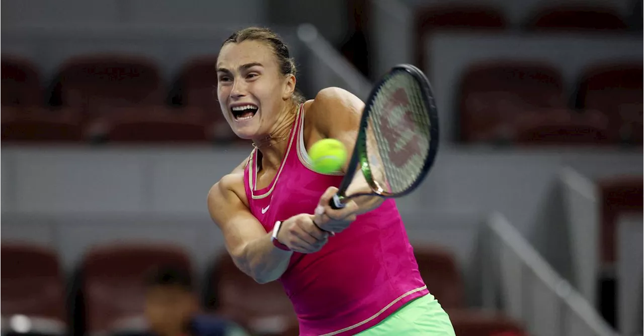 Sabalenka aiming to thwart Swiatek at WTA Finals, keep top spot