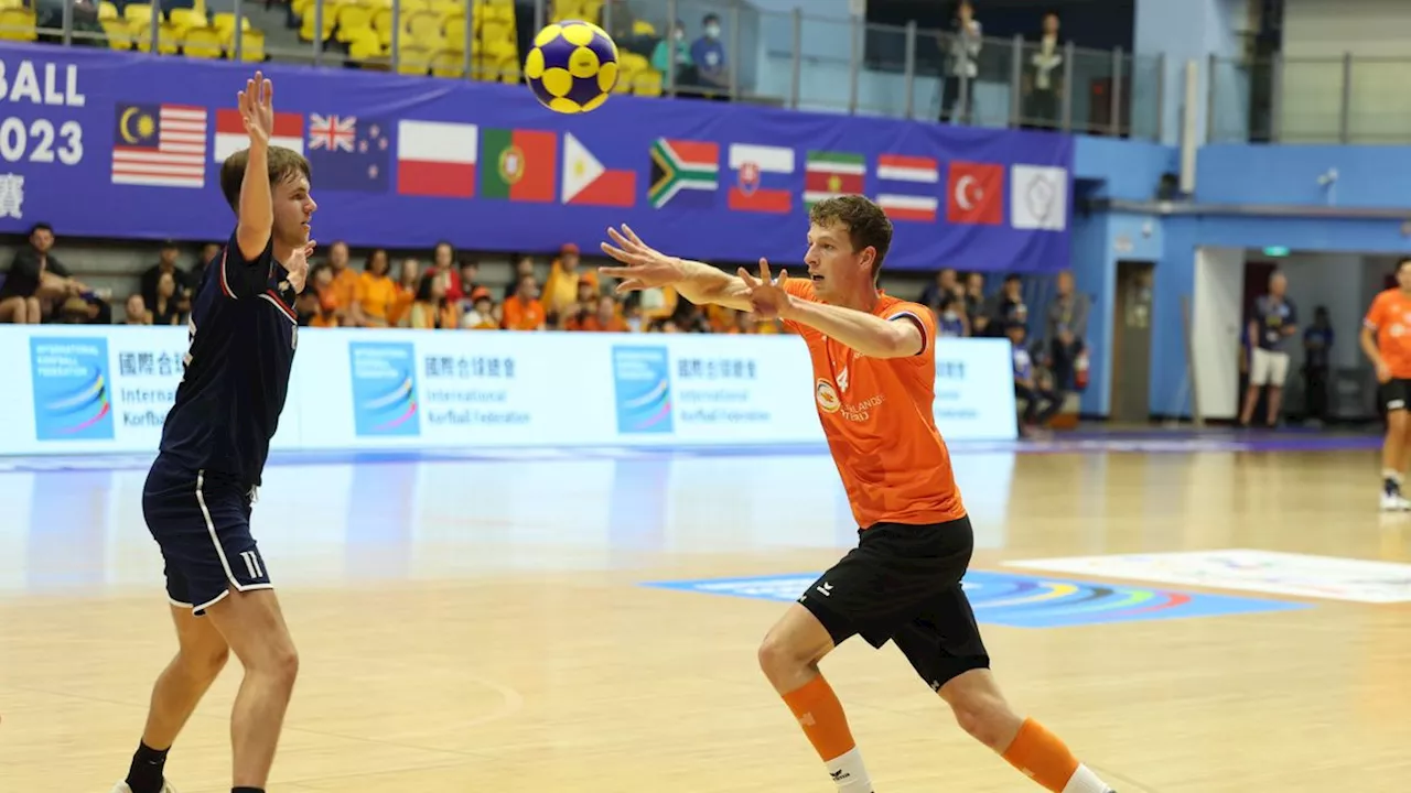 Harjan Visscher prolongeert wereldtitel korfbal na zege op gastland Taiwan