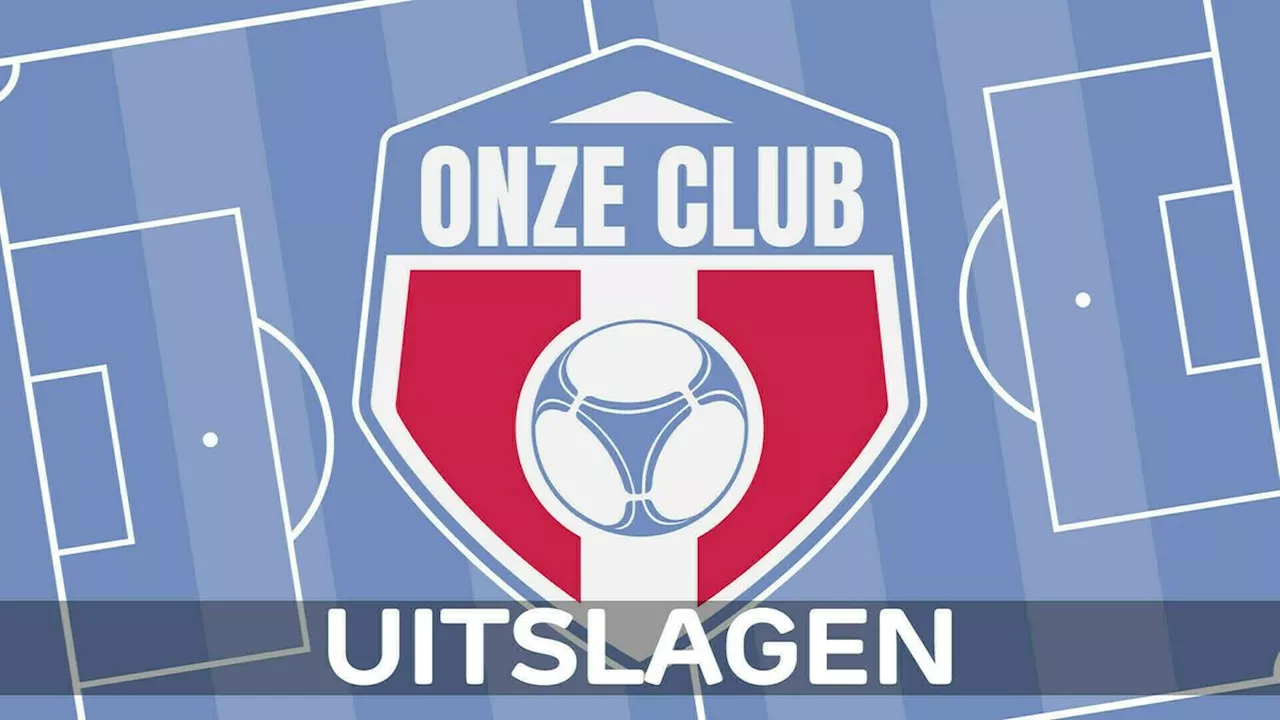 Uitslagen en standen zondag- en weekendvoetbal