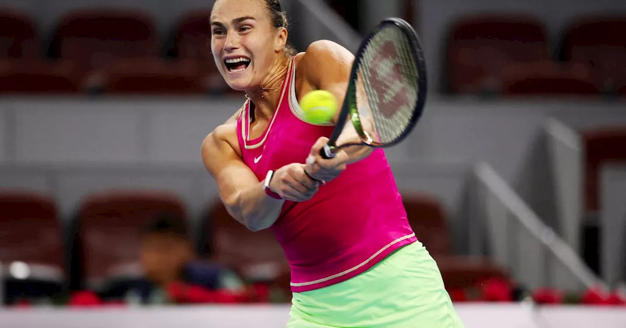 Sabalenka aims to secure year-end world number one ranking at WTA Finals